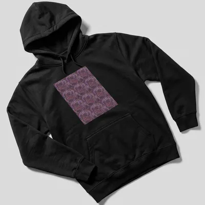 Colorful abstract faces with humorous text about drawing norms — printed on a unisex hoodie