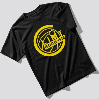 Bodo Glimt LIMIT 1916 T-shirt featuring bold yellow typography