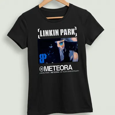 Digital art t-shirt for Linkin Park's Meteora 20 year anniversary. — printed on a women's shirt