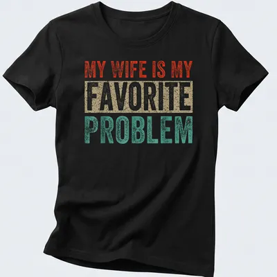 Vintage distressed t-shirt featuring a humorous quote about marriage — printed on a women's shirt