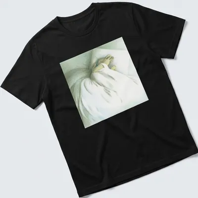 Illustration of a sleeping bunny with the text 'Go Back To Sleep' in soft colors.
